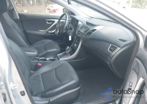 2014 Hyundai Elantra Limited from USA, damaged, VIN 5NPDH4AE3EH485174